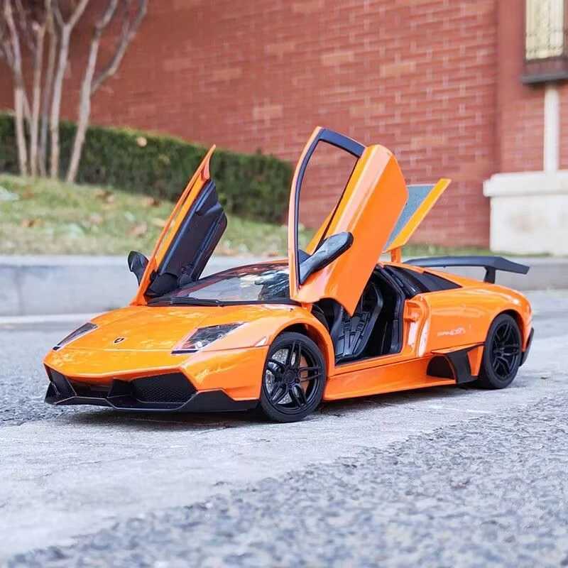 1 18 Murcielago Alloy Sports Car Model Diecasts Metal Super Racing Car Vehicles Model Simulation Collection Childrens Toys Gifts Z250224
