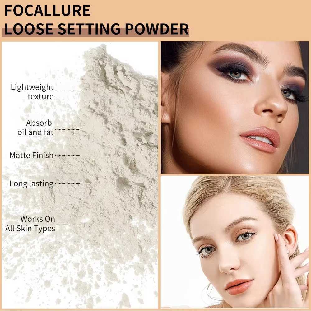 Banana Shaped Loose Powder Cosmetic Can Reduce Pores Fine LinesLong-lasting Matte Effect Facial Makeup Powder Make Up for womenXJ250224