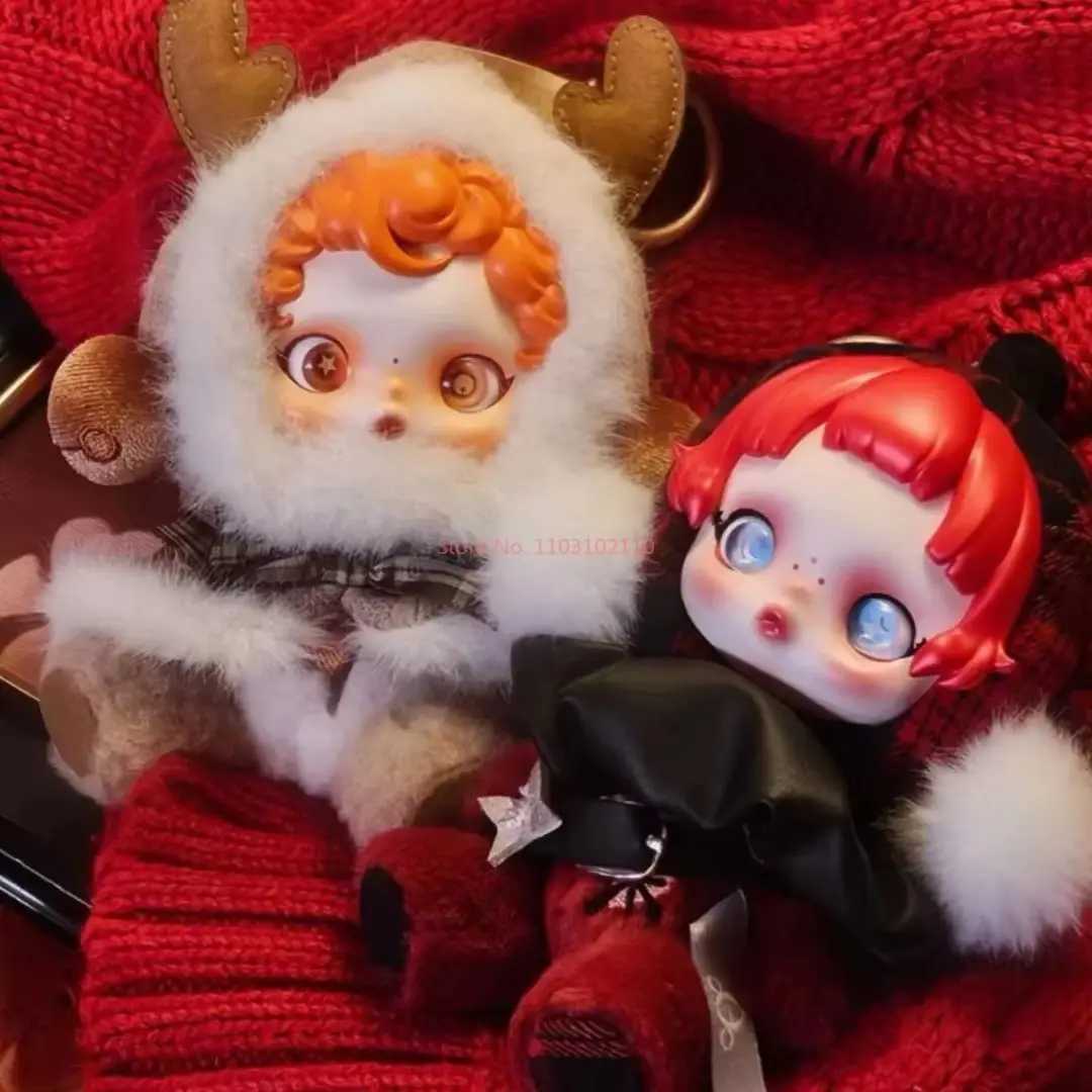 New Genuine Skullpanda Winter Music Series Pendant Sp Doll Blind Box Desktop Ornament Christmas Peripheral Exquisite GiftT250224