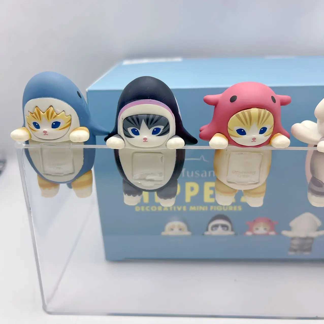 Good Quality Mofusand Hippers Blind Box Mini Figure Shark Cat Action Figure Toys Fans Children Christmas Gift ToysT250224