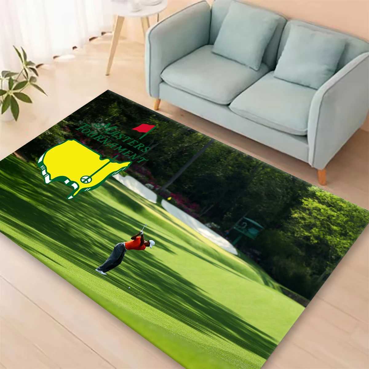 G-golf -M-Masters Printed Carpet Non-slip lti Function carpet Living Ro Rugs Entrance Floor mat He Kitchen Hallway Decor Z250222