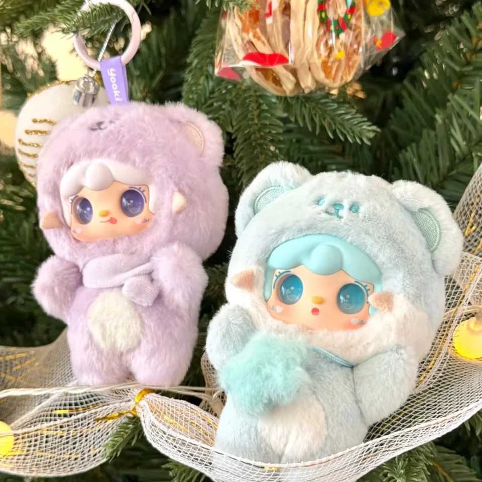 New Yooki V4 Pendant Gen Bite Bear Series Blind Box Vinyl Doll Cute Decor Toys Collection Figurine Kid Girl Surprise GiftT250224