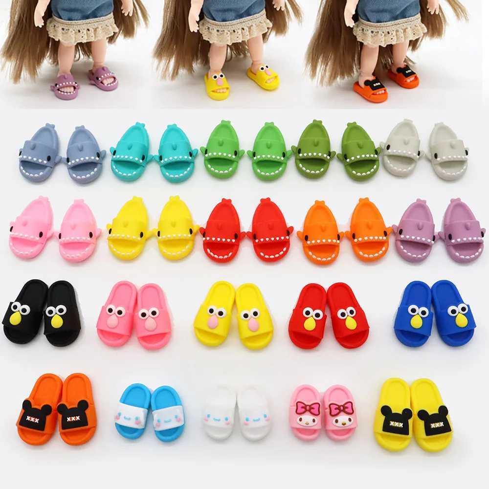 pper Cute Shark Slippers Doll Shoes Plastic Doll Shoes Suit for Ob11 P9 OB22 Blyth BJD12 1/6BJD YOSD Doll Accessories Gift for Girls S25224