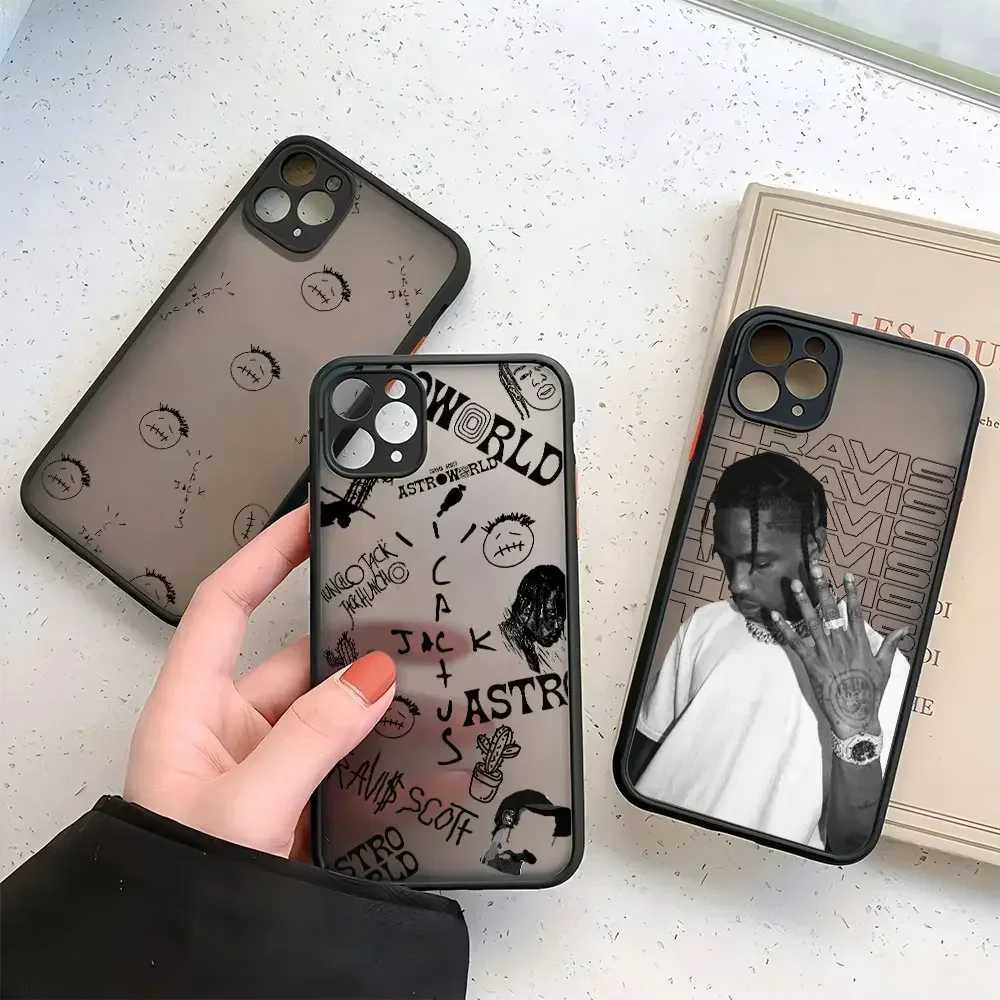 Luxury Travis Scott Cactus Jack Phone Case For iPhone 16 15 14 13 12 11 Mini Pro Max X XR XSMax 7 8 Plus Matte Transparent Cover X250224