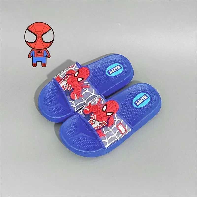 er childrens cartoon Spider Man printing baby boys and girls slider anti slip soft house slider indoor and outdoor beach shoes 22-35 S25224
