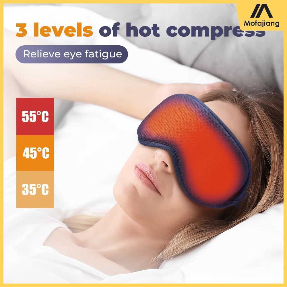 Electric Vibration Eye Massager Heated Eye Mask Relieve Eye Strain Dark Circles Dry Eye Fatigue Relief Sleeping Mask EyeshadesXJ250224