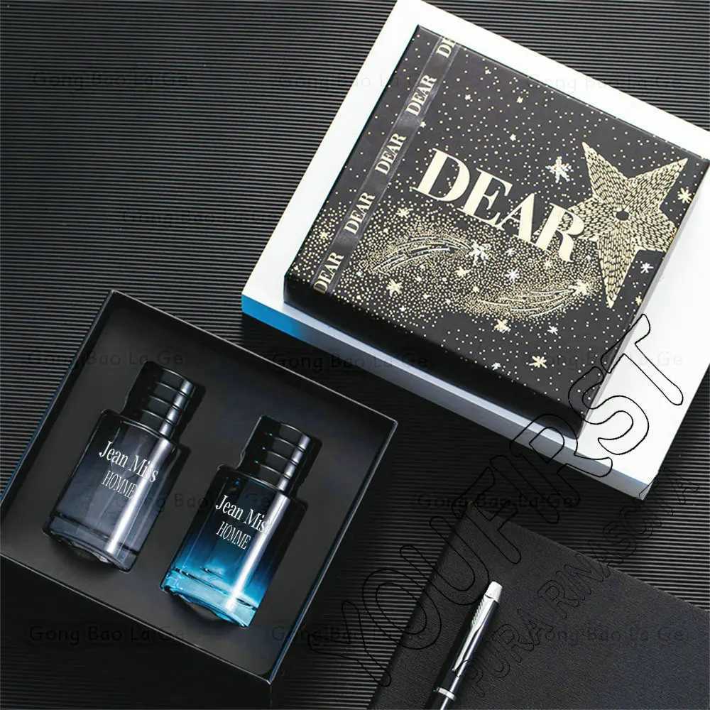Brand Perfume Men Gift Box 2pcs Set 00ml Lasting Fragrance Perfumes De Mujer Floral Scent Man Cologne Pheromone Perfumes Men W250224