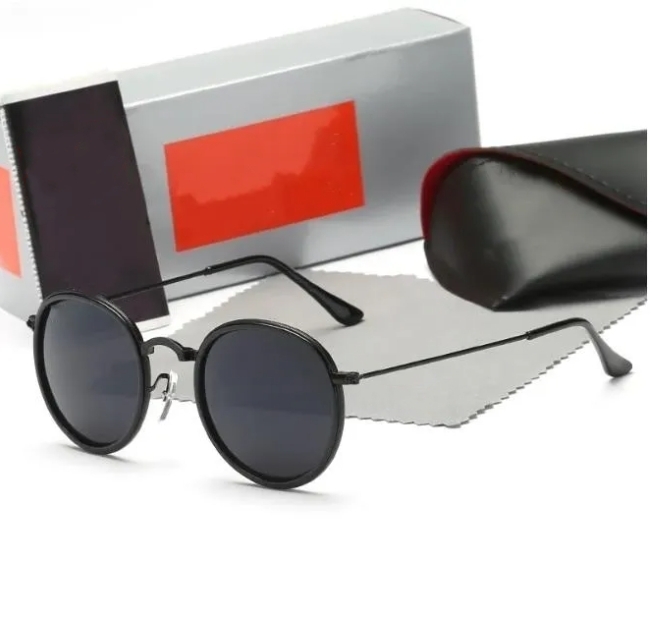 Men rao ban Sunglasses Classic Brand Retro women Sunglasses Luxury Designer Eyewear Metal Frame Designers Sun Glasses Woman ML 3448 Glass lenses with box