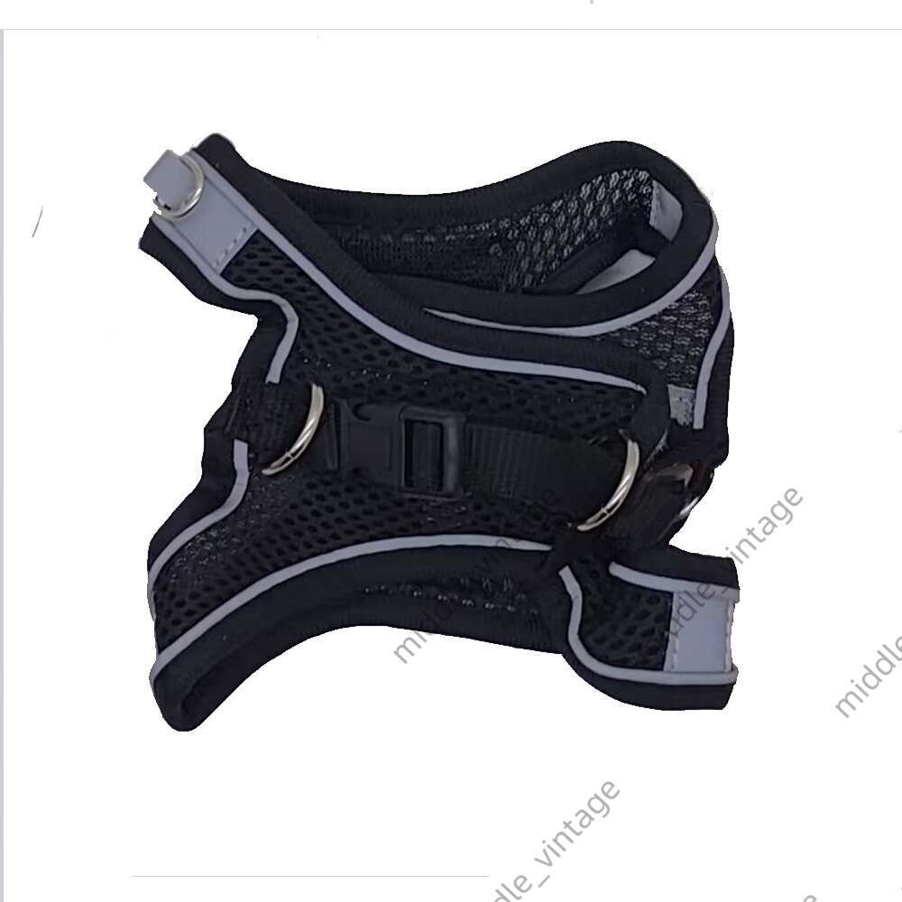 Trendy Set Pet Small Back Essential Chest Strap Leash Dog Collar Anti-lossing Essentials Pet Thoracodorsal