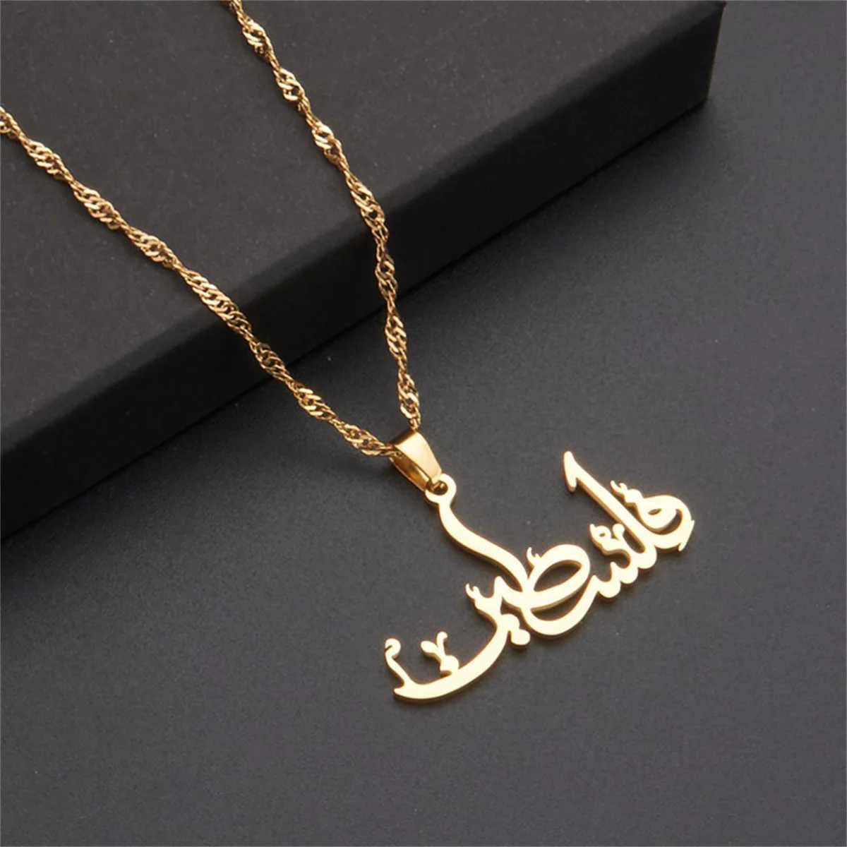 Hot selling stainless steel Arabic Pstinian pendant necklace for men and wen X250224
