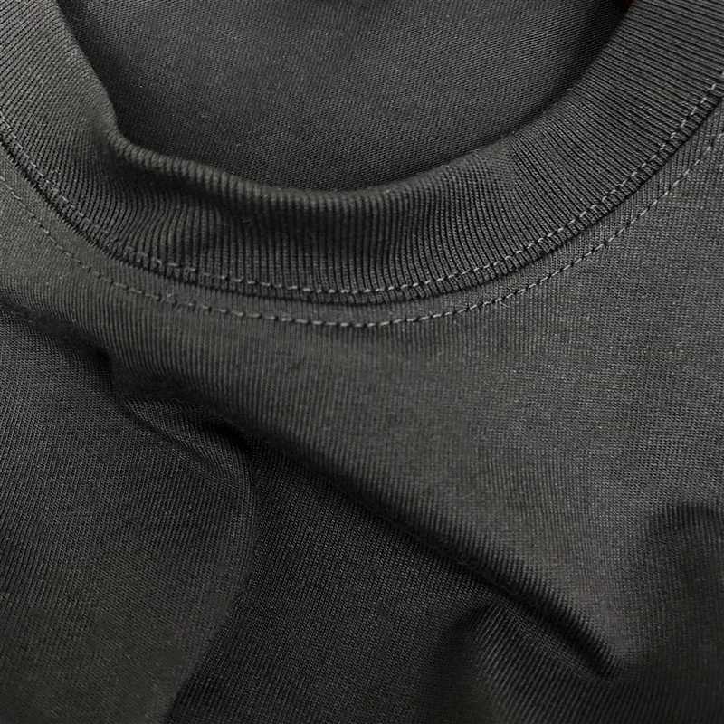 Fashion Print Pattern Cotton High-quality Sports Short-sLeeved Fitness T-shirt Mens and Womens T-shirt W250224