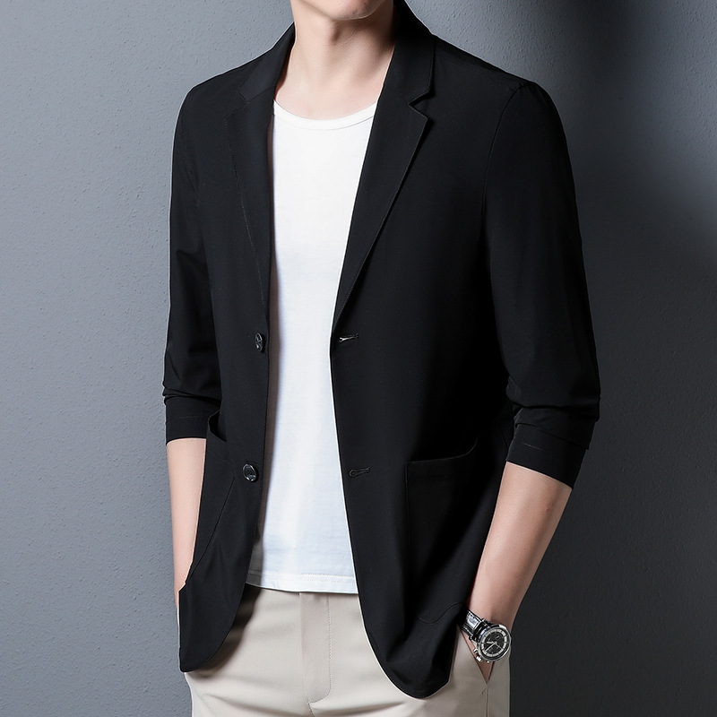 L223Sophisticated Men's Business Attire - Stylish Slim Fit Suits for Weddings & Banquets