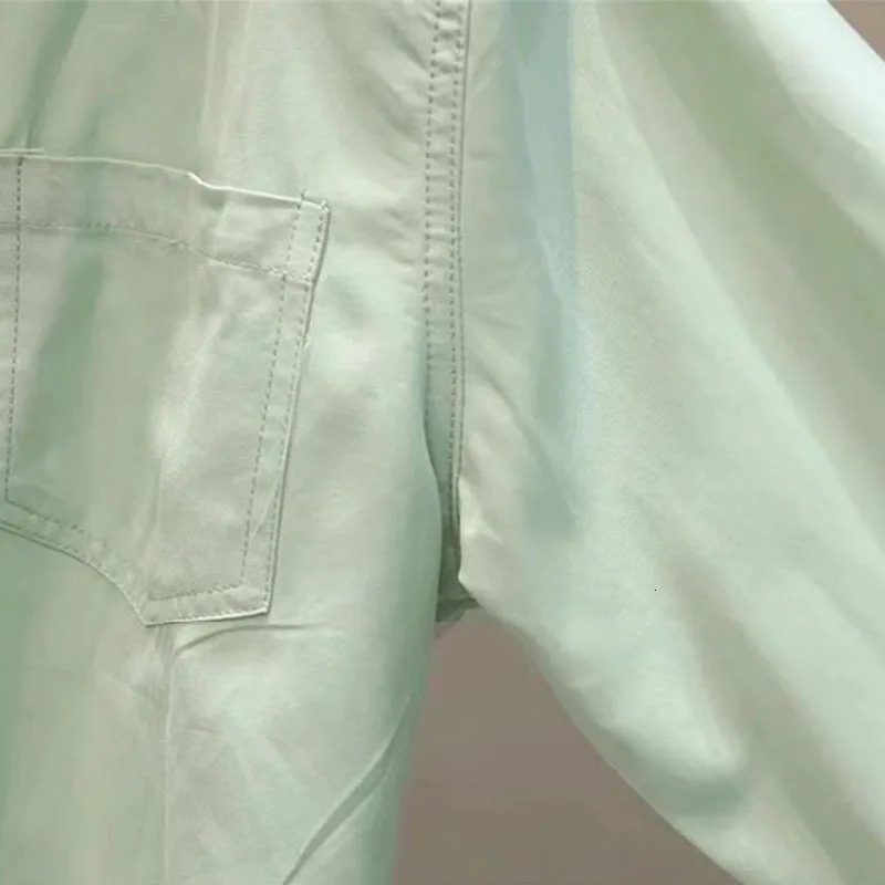 Lucyever Spring Summer Loose Cropped Blouses 2025 Long Sleeve Thin Casual Coats Female Korean Fashion Streetwear Blusas Tops 250224