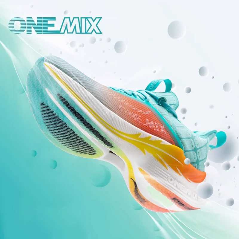 ONEMIX 2024 Carbon Plate Marathon Running Racing Shoes Professional Stable Support Shock-relief Ultra-light Rebound SneakersC250304