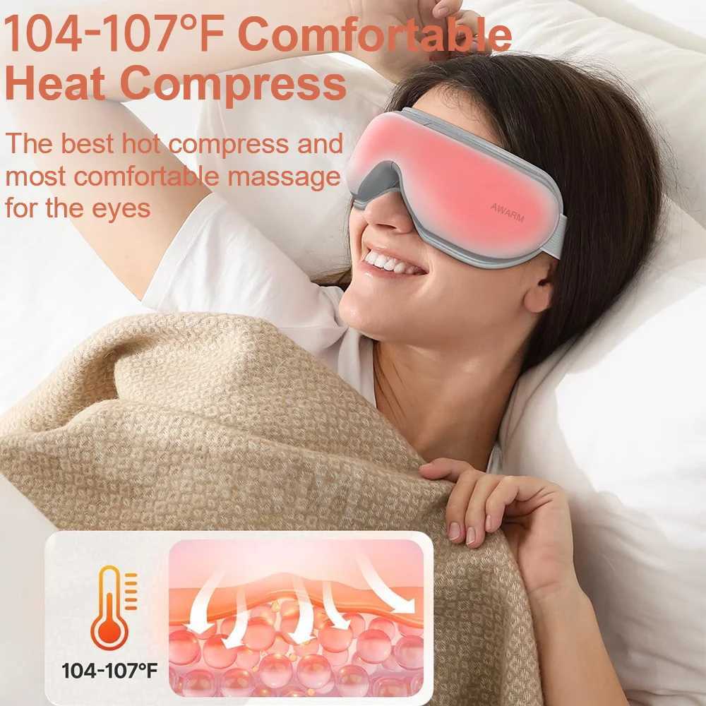 Eye MaskHeat Eye MassagerEye Mask MassagerEye careMusic EYE massagerAirbag Vibration MassageEYE Relax Reduce Eye StrainXJ250224