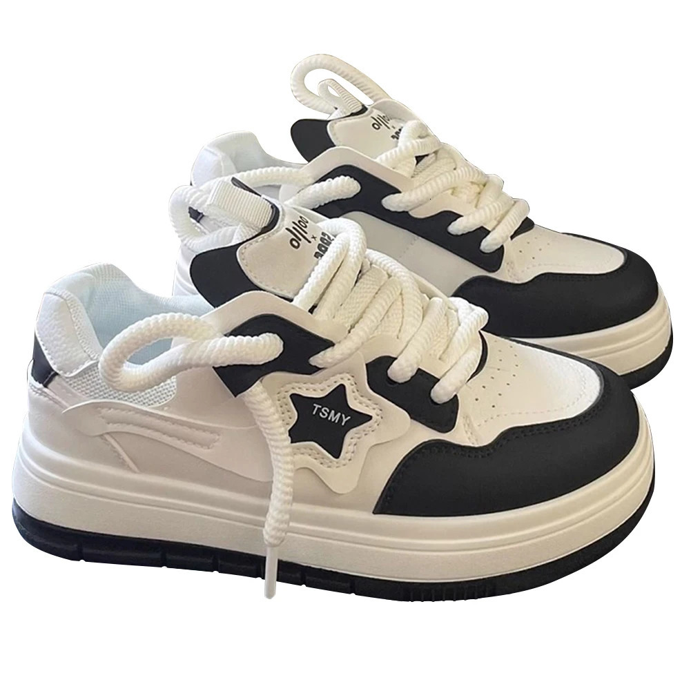 Star Walking Sneakers Y2K Platform Shoes Thick soled Comfortable Running Shoes Fashion Running Tennis Shoes 250304