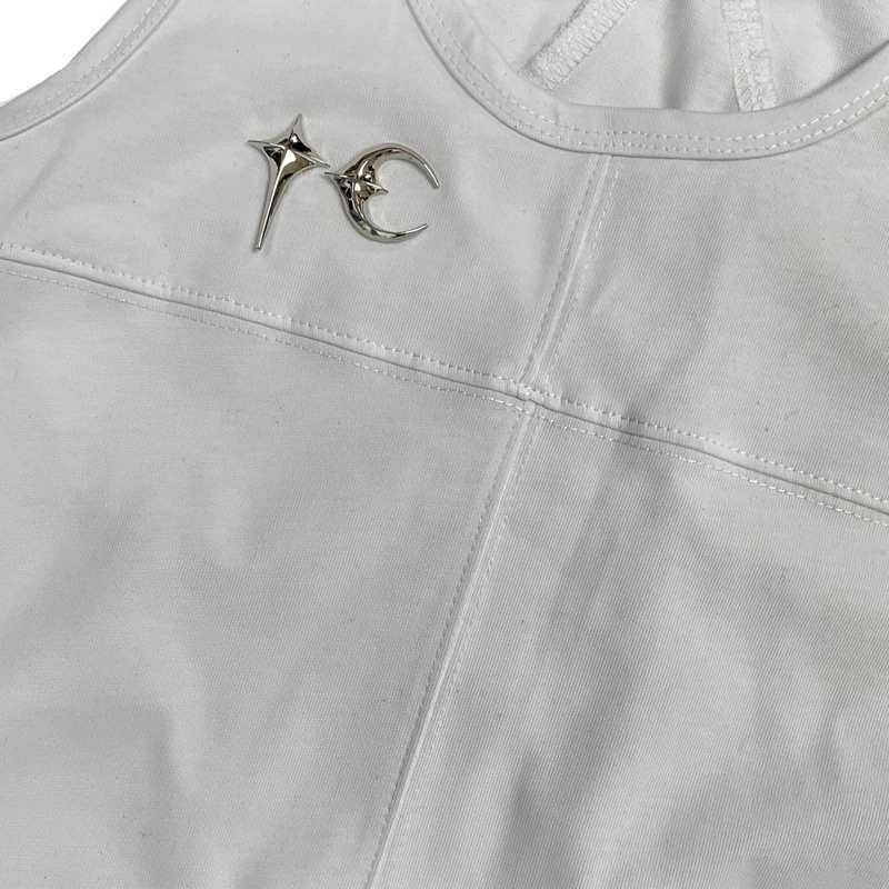 Men's Tank Tops Retro Solid Color Thug Club Vest Metal Star Moon Simple Design Summer Leisure Breathable THUG CLUB Tank Tops z250223