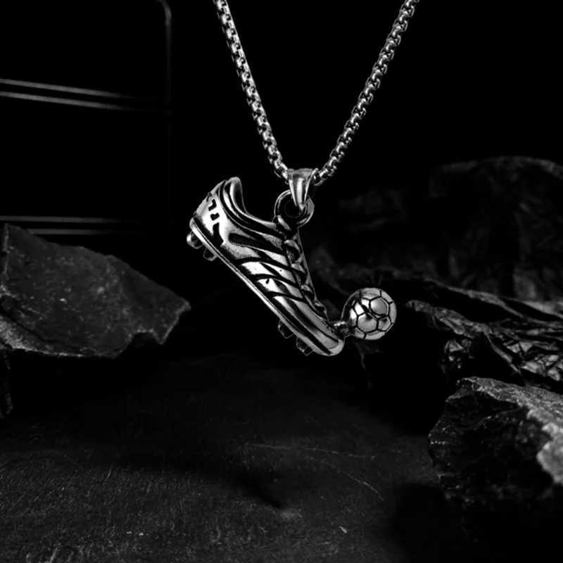 New Fashion Sports Shoes Mens Necklace Fans Athletes Alloy Steel Pendant Necklace Alloy Jewelry Party Carnival Gifts X250224