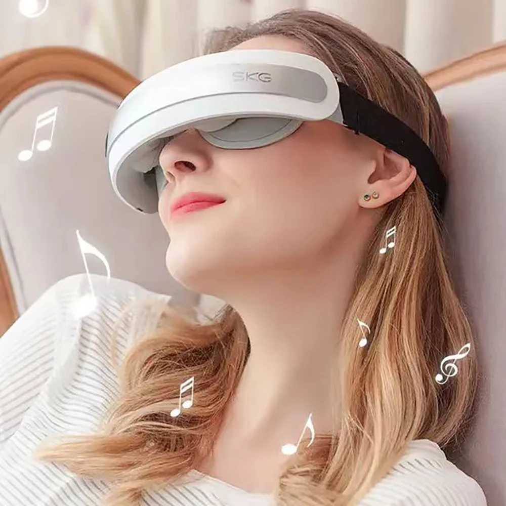 New 4D Smart Eye Massager Hot Compress Vibration Massage Relieve And Relax Eye Fatigue Remove Dark Circles Eye Care CompanionXJ250224