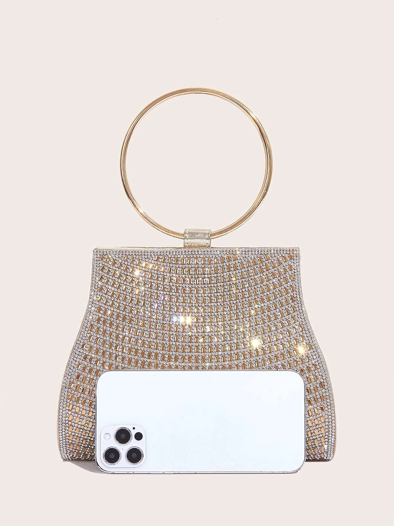 Women's Dia Handbags Rhies Bridal Stones Clutch Purse Lady Clutches Bags Party Wedding Evening Bag Female