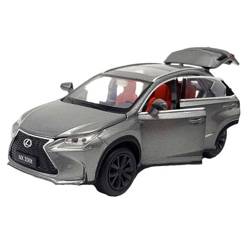 1 32 NX200T SUV Alloy Diecasts Metal Vehicles Car Model Silation Sound Light Collection Toy Gift Free shipping