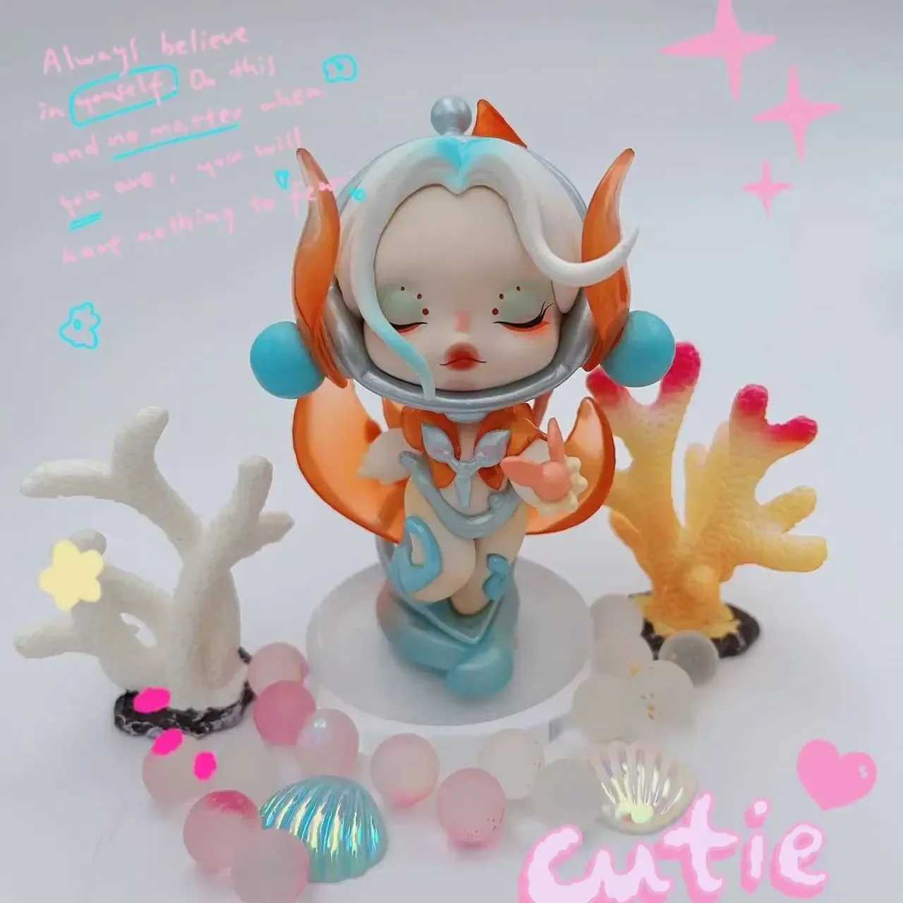 Pop Mart Skullpanda Sound Series Super Cute Blind Box Hand Fashion Sp13 Generation Doll Gift Model Decoration Motherland VersionT250224