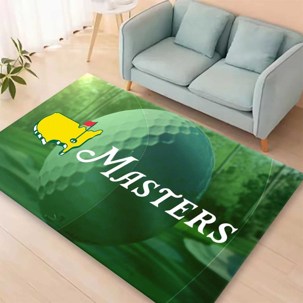 G-golf -M-Masters Printed Carpet Non-slip lti Function carpet Living Ro Rugs Entrance Floor mat He Kitchen Hallway Decor Z250222