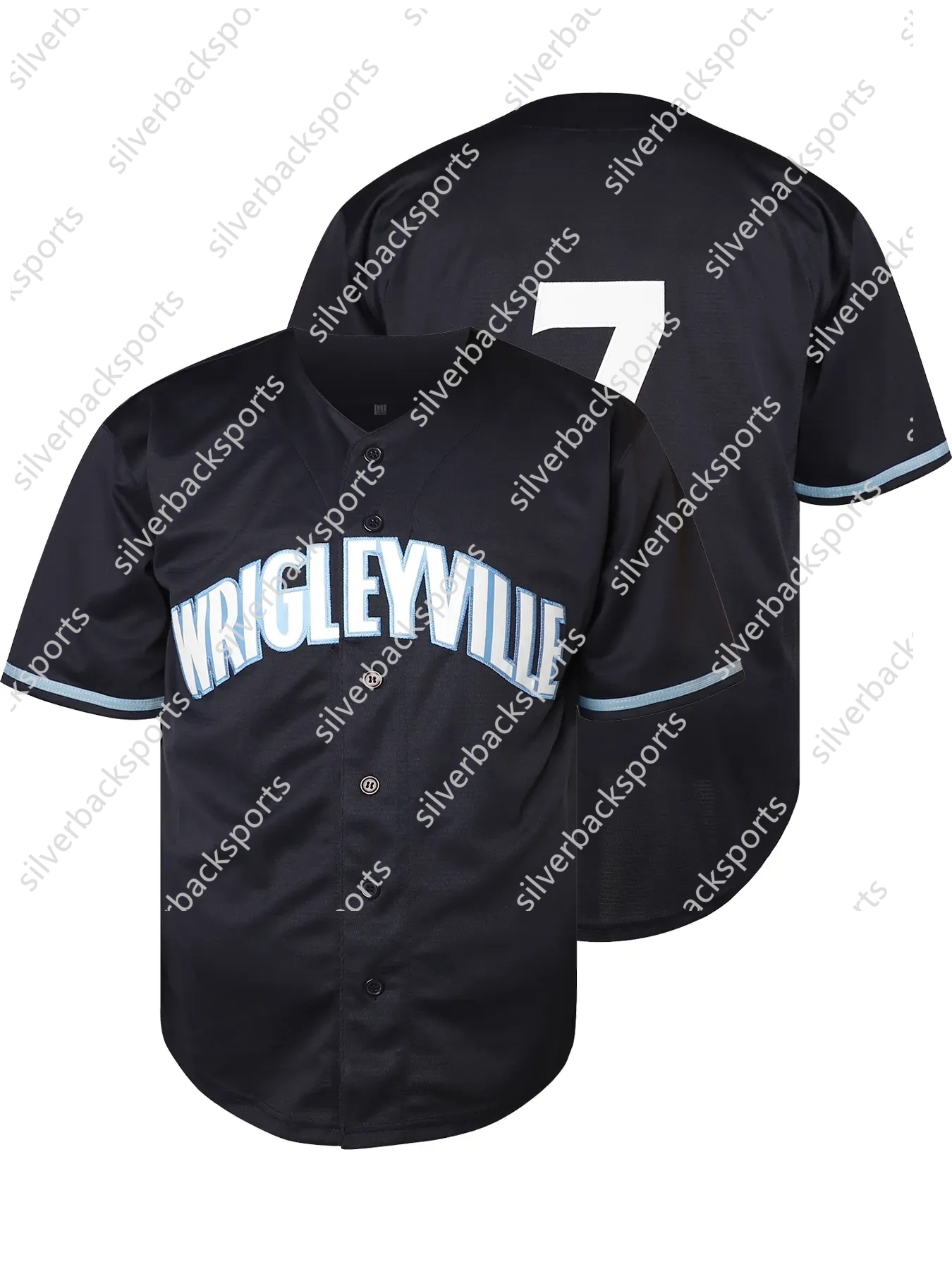 SwansonCustom 2025 powder Tucker Happ Imanaga Baby Blue 2nd breathable Jersey Name Any Number Mens Womens Youth This baseball uniform is a quick-dryin