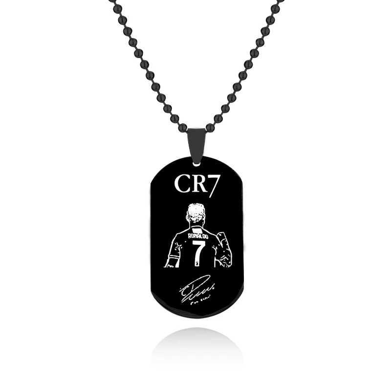 Stainless Steel Tag Necklace C Army Brand Titanium Steel Necklace X250224
