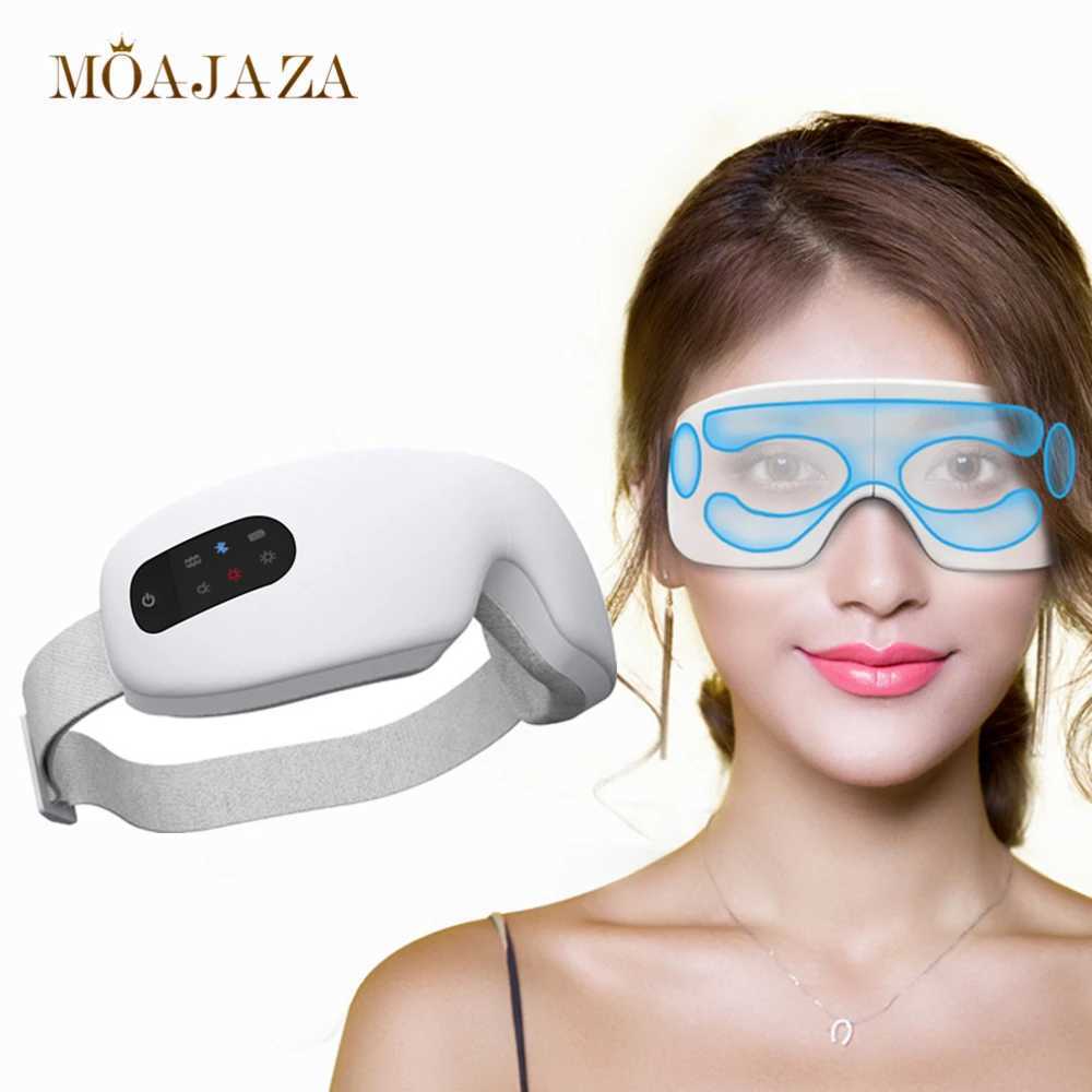 Electric Eye Massager Hot Compress Stress Relief Heating Vibration Massage Connect Music Relax Foldable Eye Care Smart GlassesXJ250224