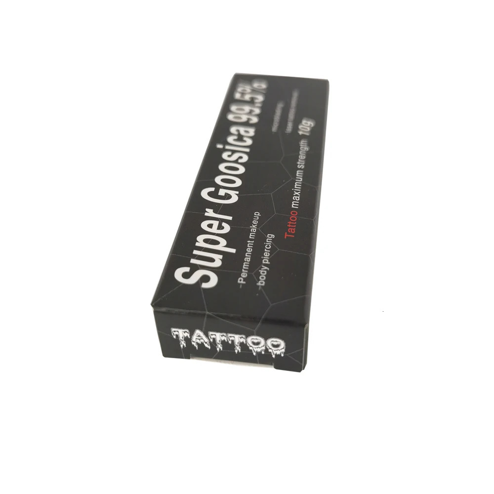 99.5% Super Gooscia Tattoo Cream Before Permanent Makeup Microblading Piercing Eyebrow Lips Body Beauty 10g Tattoo accessories 250220