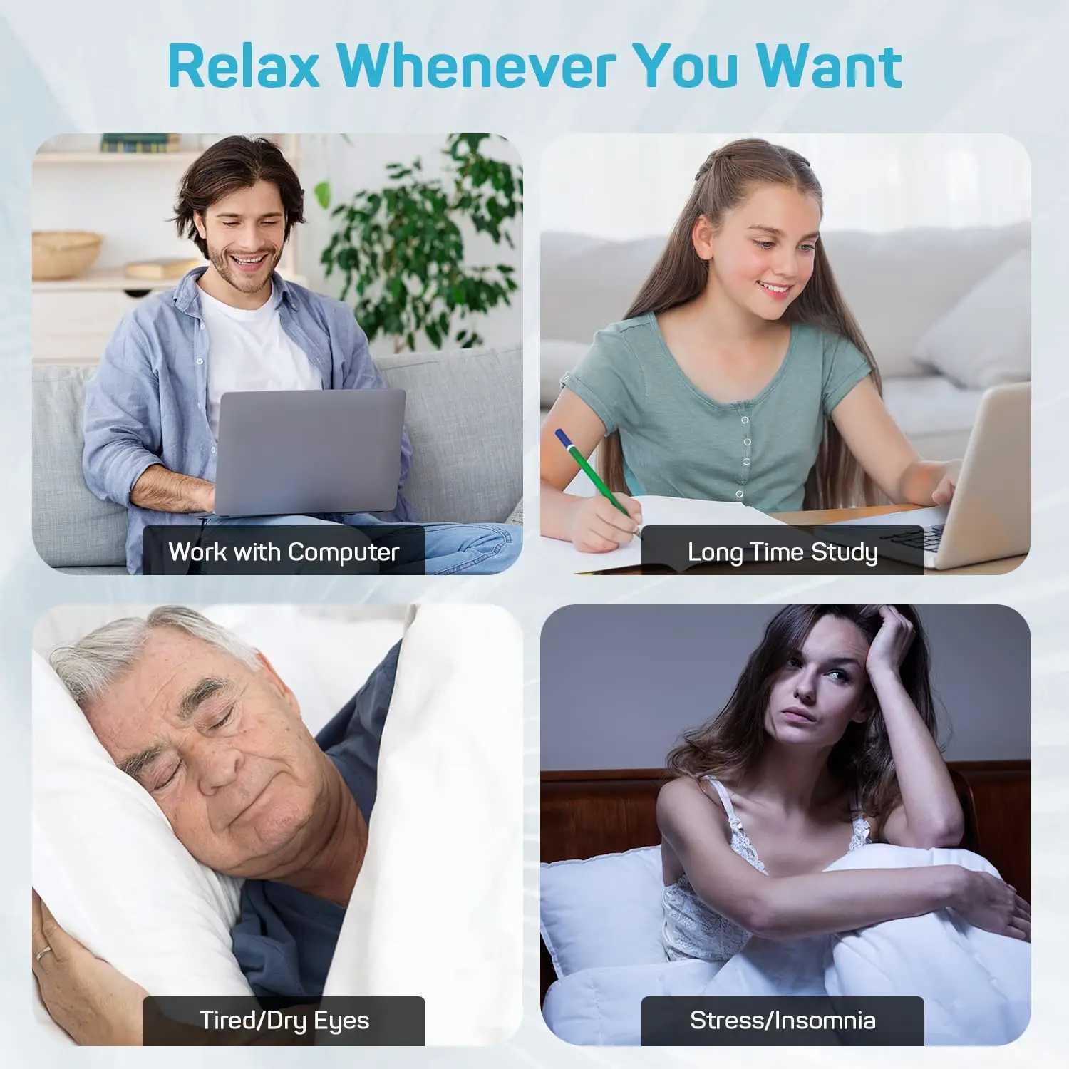 3-in-1 hot massage eye mask 3D hot compression eye mask used for sleep dry eyes tired eyes with 3 vibration modes and timer controlXJ250224