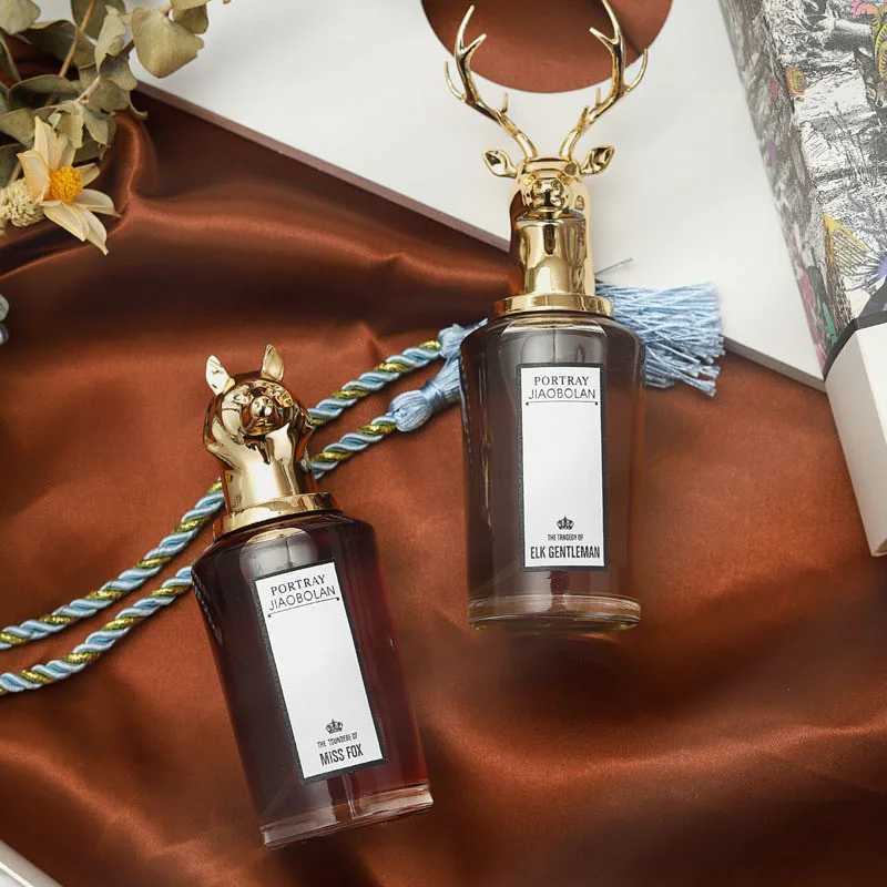 Brand Elk Animal perfume Rose Women Mens Durable Light perfume Personality Design Fox Fruit Flower perfume Deodorant W250224