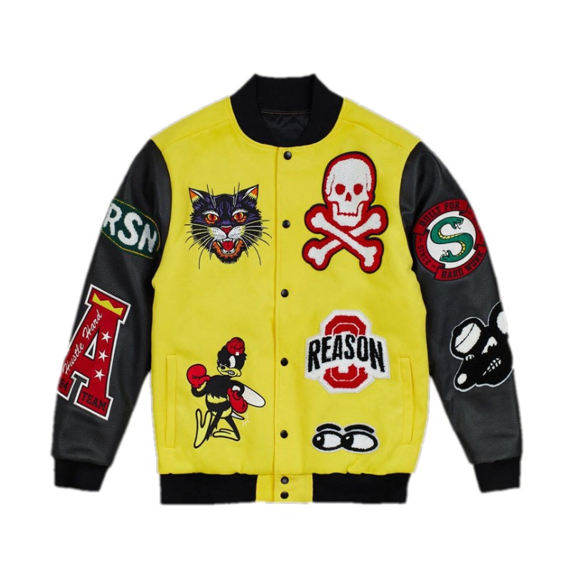 Men Bomber jackets buttons jacket Designer Jacket Woman varsity Long Sleeve Mens Jacket Clothing buttons With Baseball uniform coat