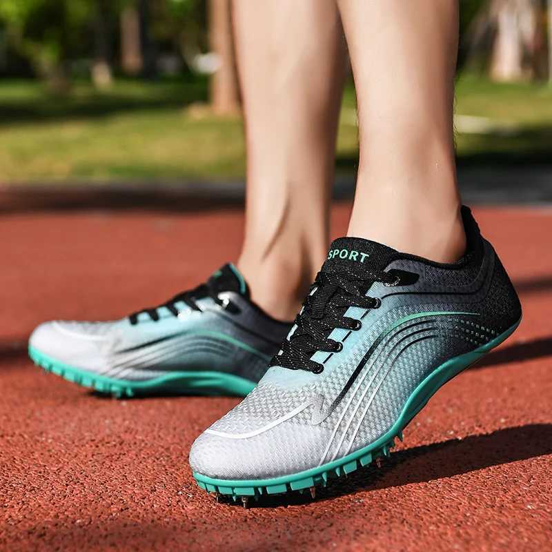 Track Men Wen And Field Shoes Spikes Professional Athletic Nails NEW Top Short Running Training Speed Sneakers Z250224