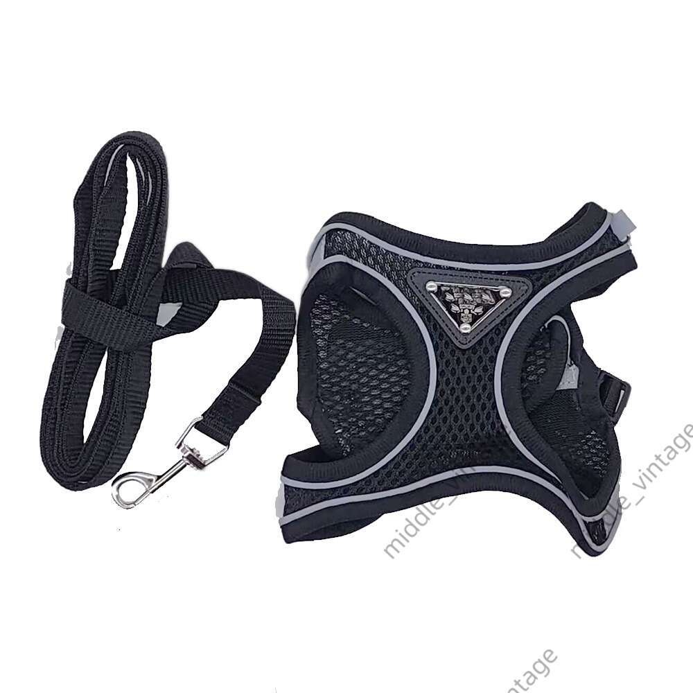 Trendy Set Pet Small Back Essential Chest Strap Leash Dog Collar Anti-lossing Essentials Pet Thoracodorsal