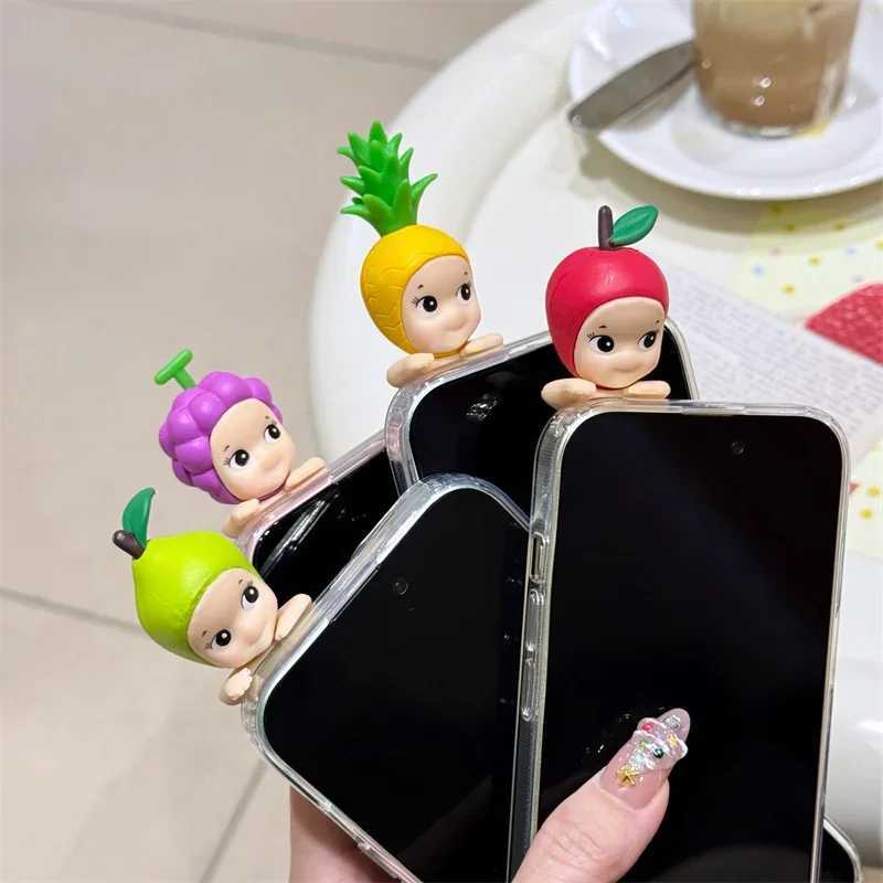 Sonnys Angel 3D Fruit Veggie Box Case for iPhone 16 Pro Max 15 14 Plus 13 12 11 Pro XR XS X 8 7 SE 2020 Cover Random Gift Doll X250224