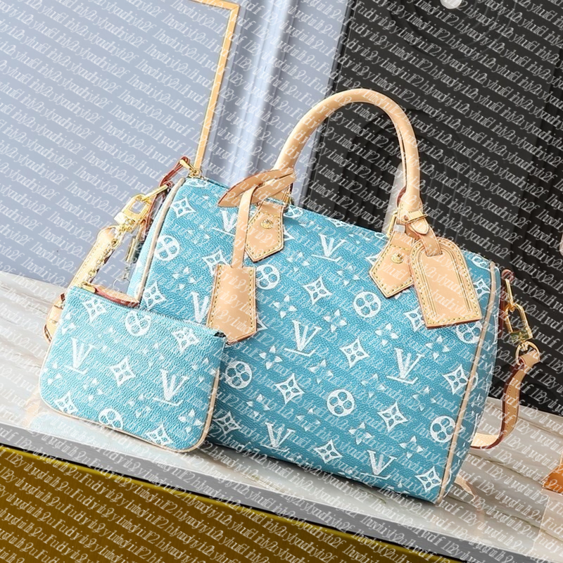 10A Top quality New speedys bag Womens crossbody shoulder bag Original designer handbag mirror quality leather chain bags expensive tote Pillow bag Multicolor