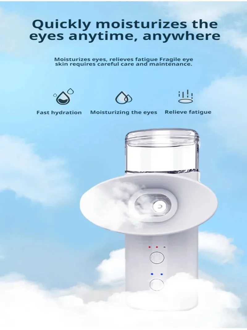 Hand held moisturizing spray protects the atomizer relieves eyewear fatigue eyes buzzing hot and cold spray hand held atomizerXJ250224