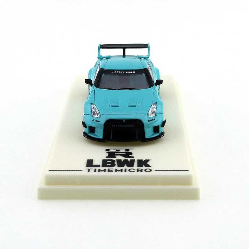 TIME MICRO 1/64 Nissan GTR3.0 Blue Car Alloy Motor Vehicle Diecast Metal Model Kids Xmas Gift Toys for Boys Free shipping