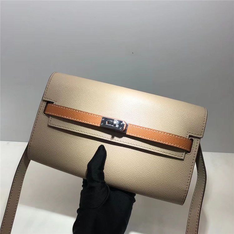 The first layer of cowhide clutch makeup bag leather headphones lipstick storage wallet womens large capacity wallet