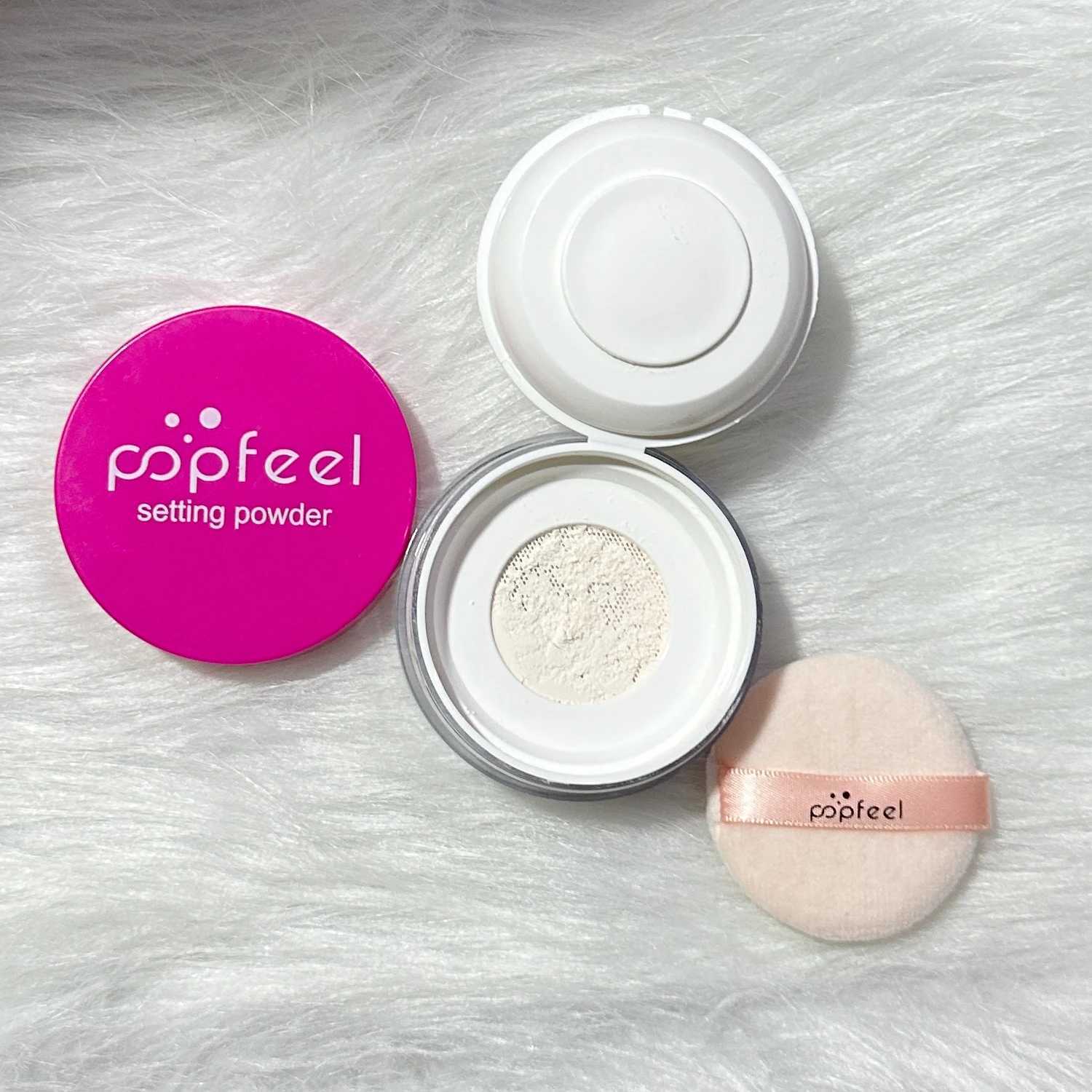 POPFEED sets loose powder lightweight creates a soft focusing effect and lasts for a long timeXJ250224