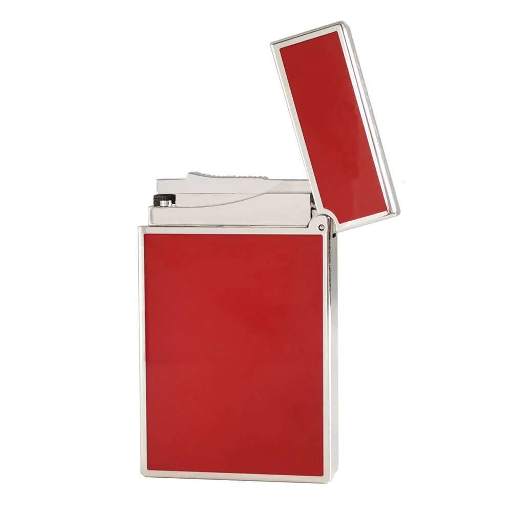 Brass Gas Lighters Lacquer Beauty Girl Pattern Cigarette Tobacco Tools Men Gifts Collections