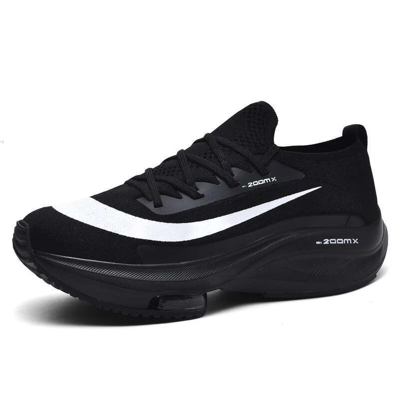 New Couple Running Mesh Brea thable C omfo rtable Flat Casual Walk ing Shoes Lace-up Trendy Outdoor Sneakers M en Women