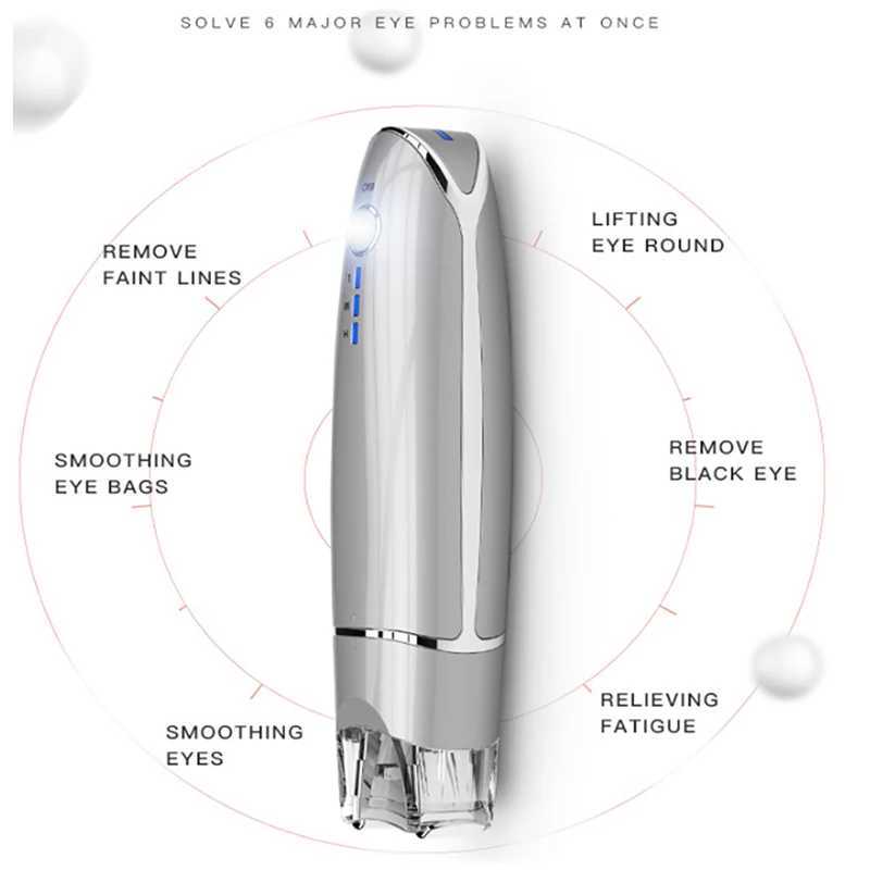 Multi functional BB eye massager electric vibration EMS facial lifting device LED photon skin regeneration and removal of black circles toolXJ250224