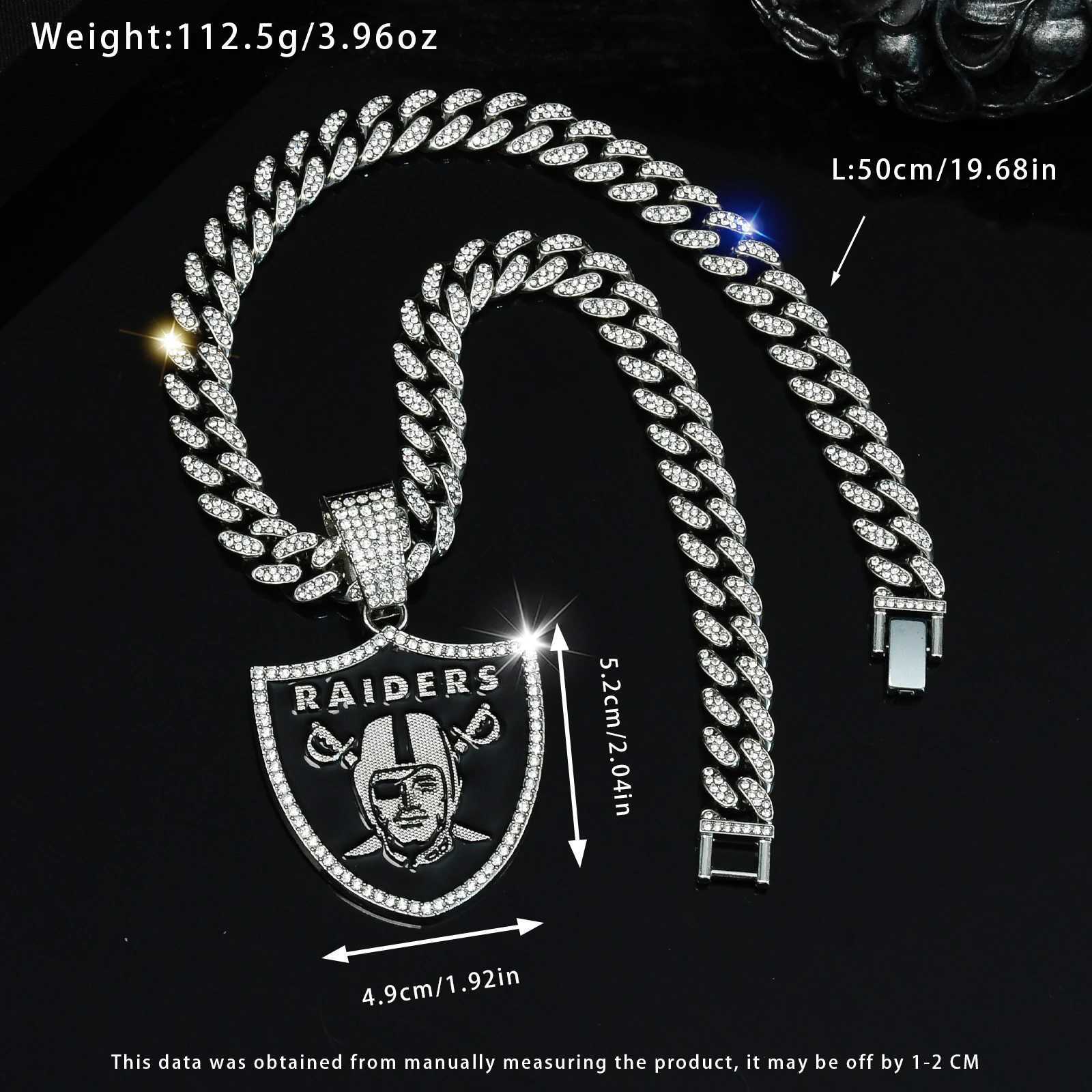 Fashion Sport Team Pendant New Shiny Cuban Chain 20in Necklace Perfect for Gem Party Gift X250224