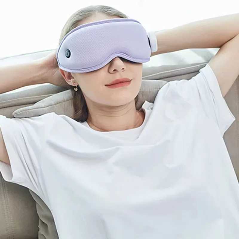 JXP Compress Eye Massage with Vibration Sleep Mask Air Pressure Blackout 3D 3 In 1 Charger Dry Eye Massager InstrumentXJ250224