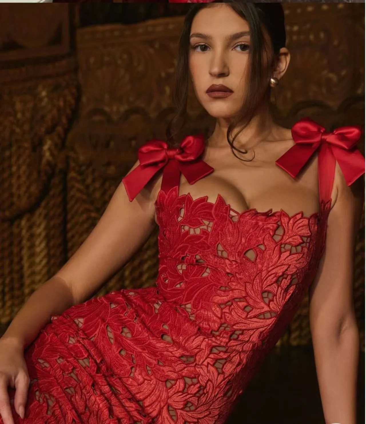 Spring Summer Fashion Women Bows Lace Sexy Maxi Dress For Backless Bodycon Birthday Club Party Sleeveless Long Dresses 250222