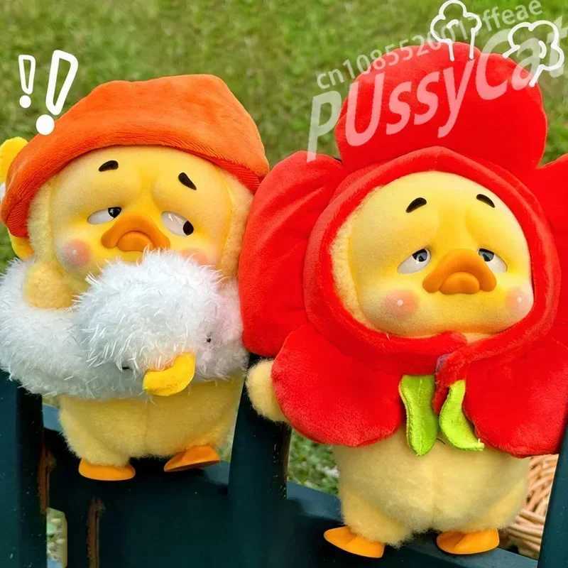 In Stock Upset Duck 2Act Cute Duck Plush Doll Blind Box Toys Fluffy Anime Figure Surprise Mystery Box Collectible Desk GiftsT250224