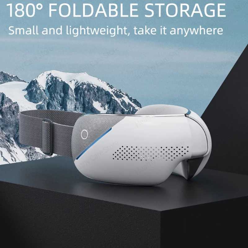 Bluetooth Eye Massager Electric Massage Eye Glasses Visual 6D Eye Massage Vibrator Eyes Mask Massager Face Facial Massager HotXJ250224